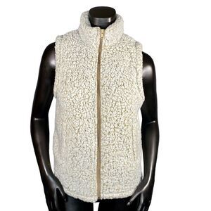 Arizona Fleece Vest Full Zip Side Pockets Size Medium